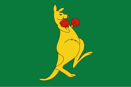 Harry West Flags Boxing Kangaroo Flag