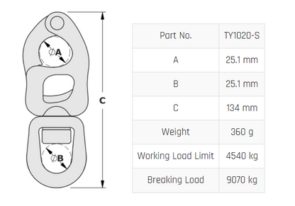 Tylaska T20 Standard Bail Trigger Snap Shackle