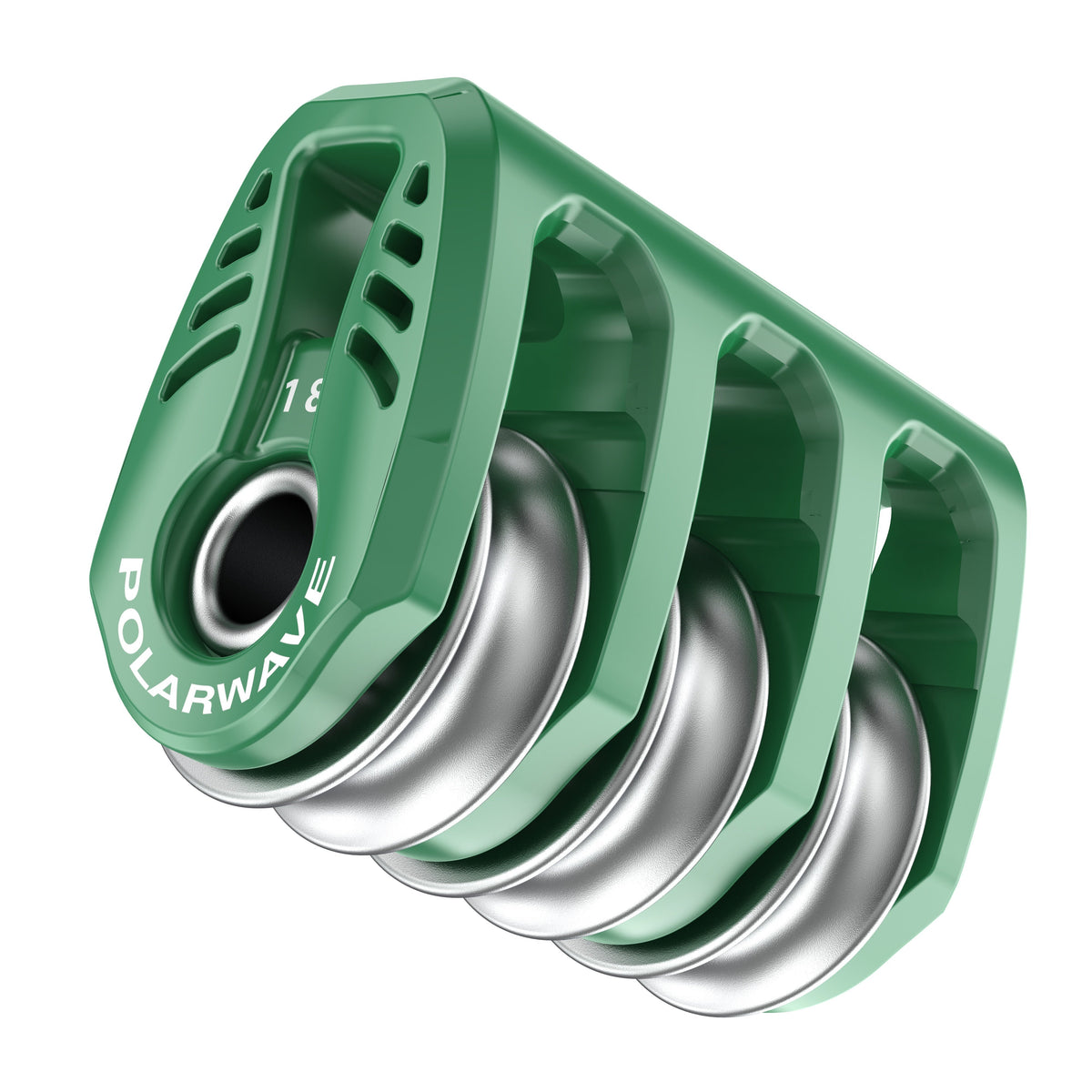 High-Load Triple Block 18mm - Green - PolarWave