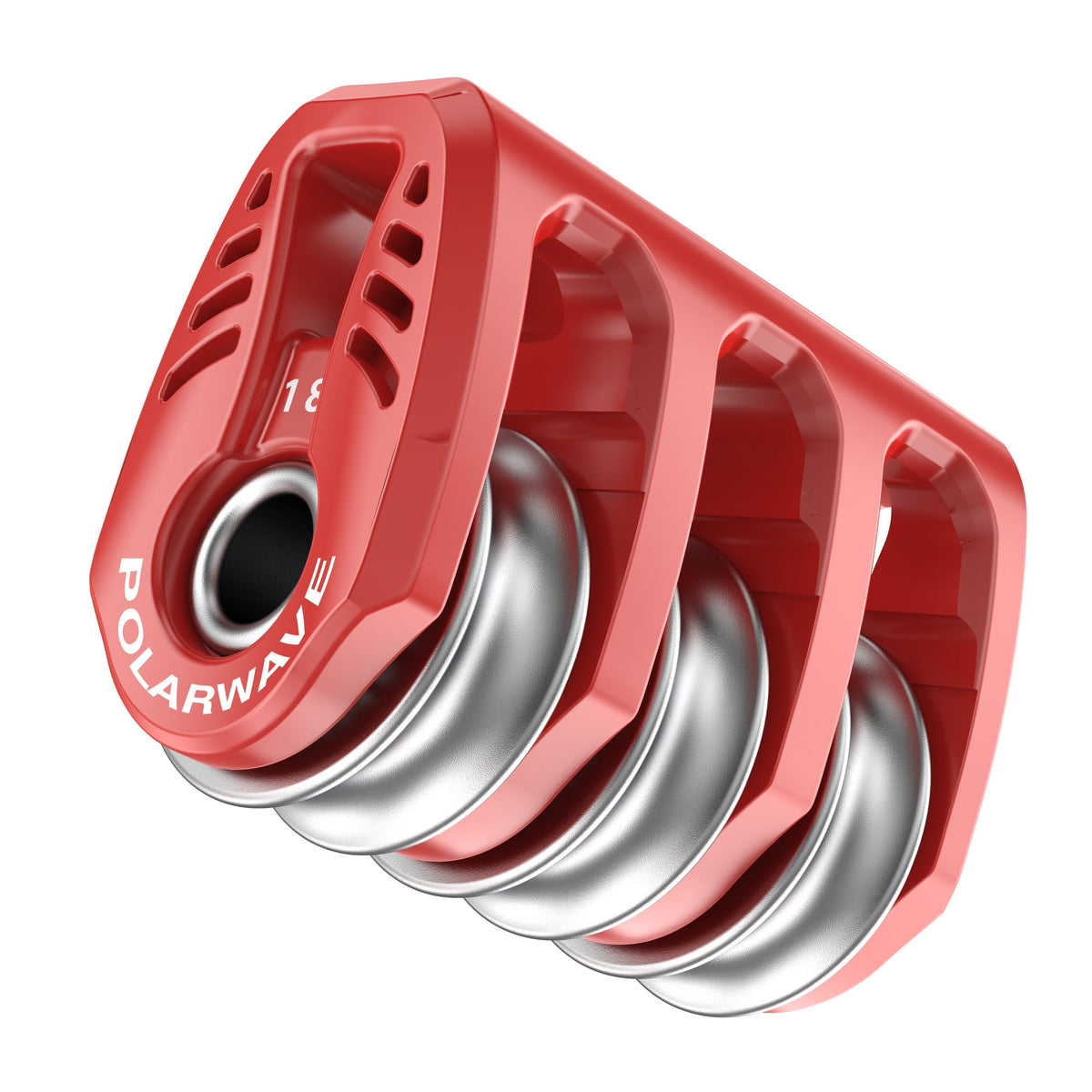 High-Load Triple Block 18mm - Red - PolarWave
